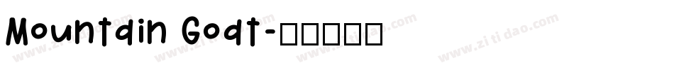 Mountain Goat字体转换